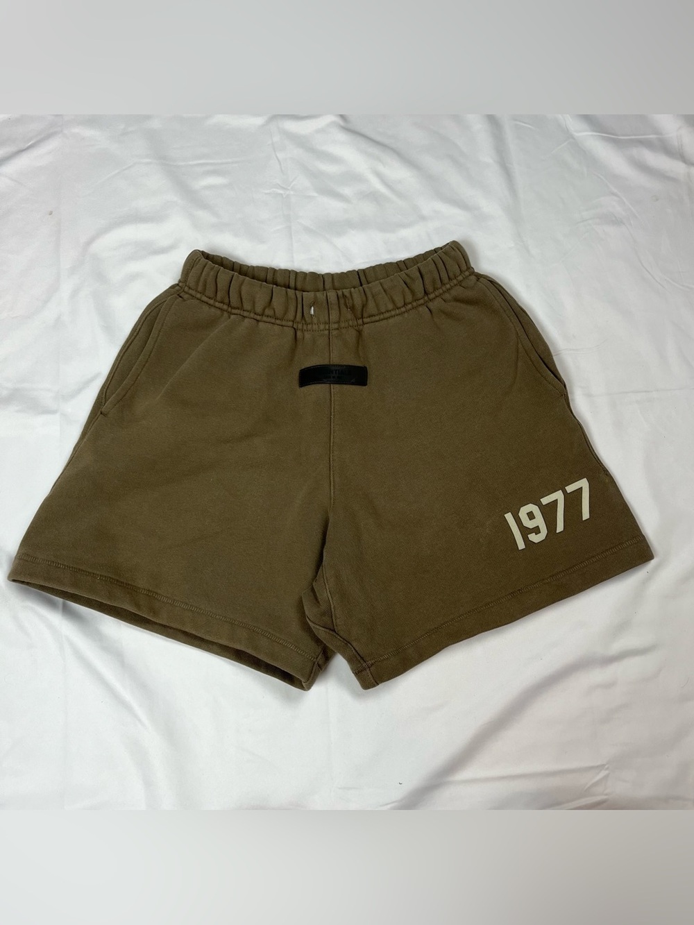 Essentials Fear Of God Green Sweat Shorts 10  Boys Athletic Comfort Active Short